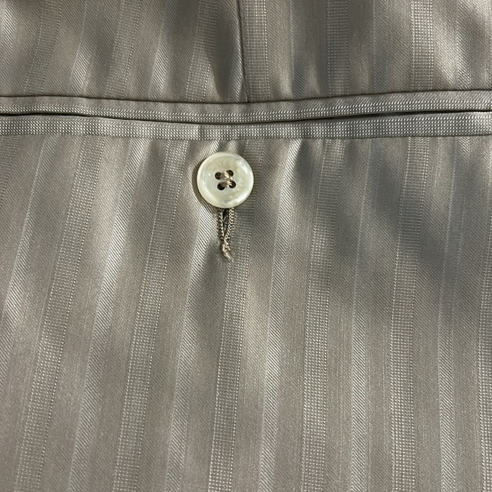 Versace Taupe Striped Trousers. Ladies - Picture 4 of 14